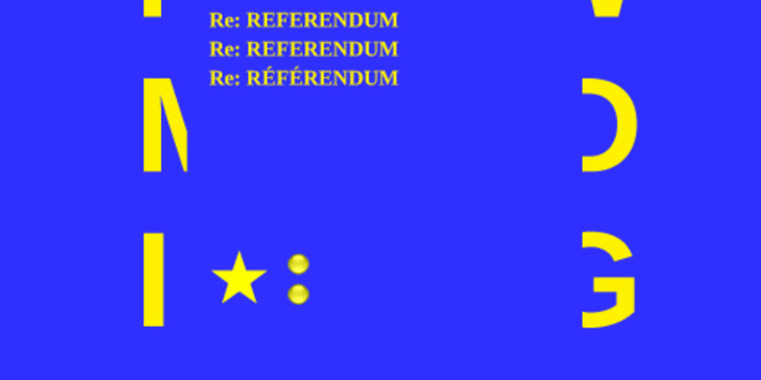 Novomedijska galerija umjetnošću odgovara na referendum o EU Novomedijska galerija umjetnošću odgovara na referendum o EU