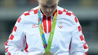 PI Rio de Janeiro, ceremonija dodjele medalja u ženskom disku: zlatnu medalju osvojila je Sandra Perković. Photo: Igor Kralj/PIXSELL PI Rio de Janeiro, ceremonija dodjele medalja u ženskom disku: zlatnu medalju osvojila je Sandra Perković. Photo: Igor Kralj/PIXSELL