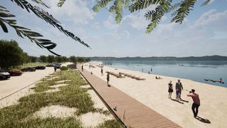 Idejni projekt plaže u Ljupču