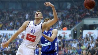 KC Drazen Petrovic, Zagreb – A-1 muska Liga za prvaka, polufinale, 3. utakmica, KK Cibona – KK Zadar 80-71. Photo: Goran Stanzl/PIXSELL KC Drazen Petrovic, Zagreb – A-1 muska Liga za prvaka, polufinale, 3. utakmica, KK Cibona – KK Zadar 80-71. Photo: Goran Stanzl/PIXSELL