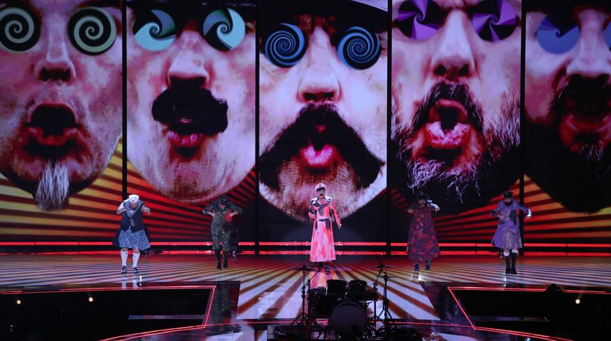 Nastup grupe Let 3 na prvoj polufinalnoj večeri Eurovizije Nastup grupe Let 3 na prvoj polufinalnoj večeri Eurovizije