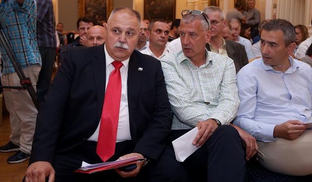 Aleksandar Petrovic, Ivan Suker. Photo: Goran Stanzl/PIXSELL