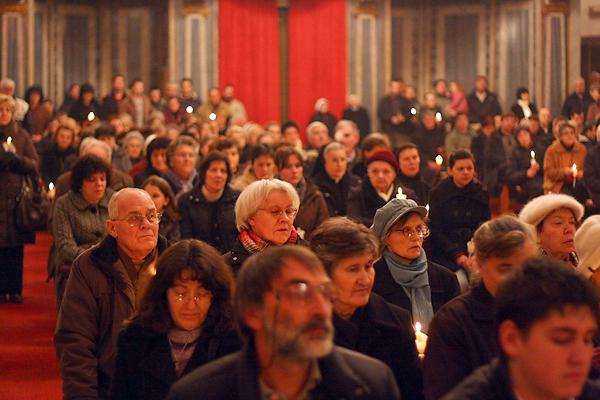 Misa za blagdan Svijećnice u crkvi Sv.Šime (Foto:Saša Čuka)