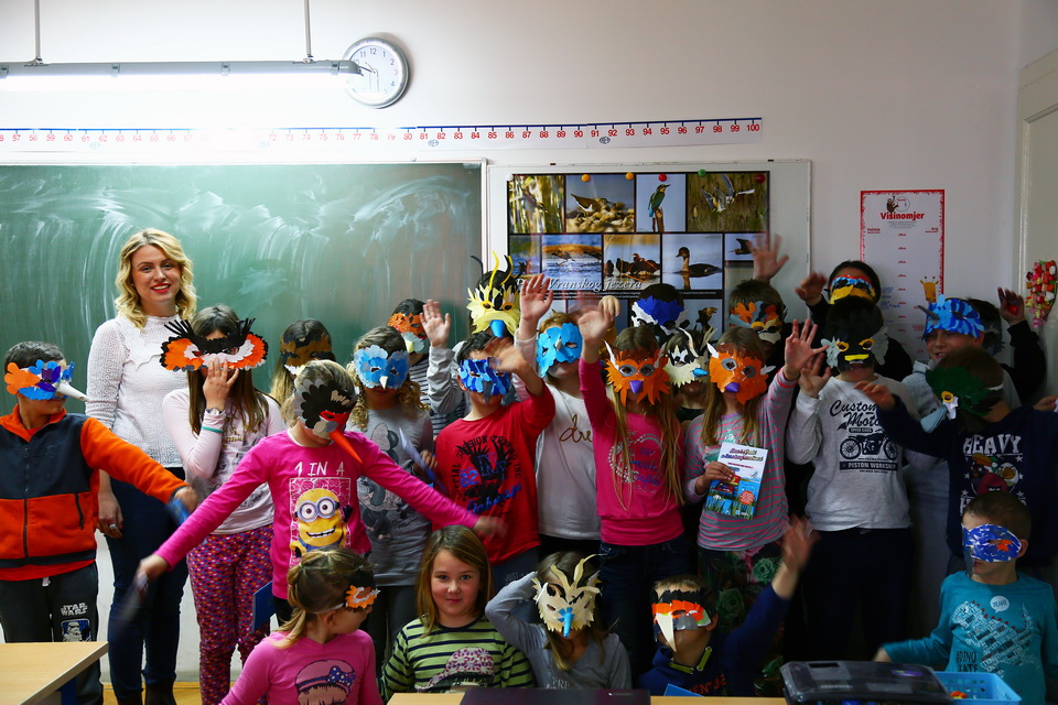 5. “Maskenbal ptica”, likovno-edukativna radionica u organizaciji Javne ustanove Park prirode Vransko jezero