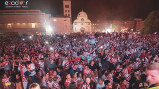 Zadar priredio nezaboravan doček svojim Vatrenim herojima