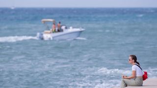 Olujno jugo na zadarskoj rivi