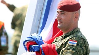 Generalna proba na kninskoj tvrđavi uoči svečane proslave 23. obljetnice VRO Oluja