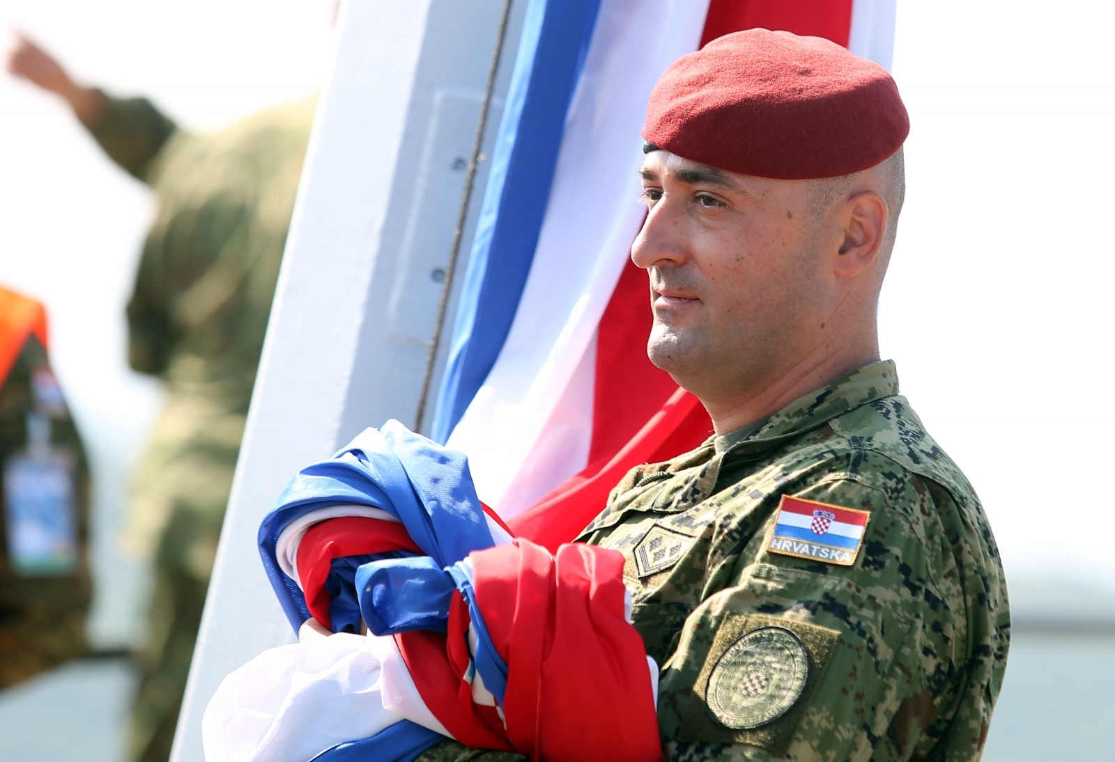 Generalna proba na kninskoj tvrđavi uoči svečane proslave 23. obljetnice VRO Oluja