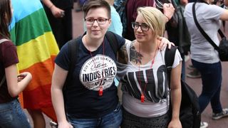 Održan je XV Zagreb Pride pod motom Još Hrvatska ni propala. Photo: PIXSELL Održan je XV Zagreb Pride pod motom Još Hrvatska ni propala. Photo: PIXSELL