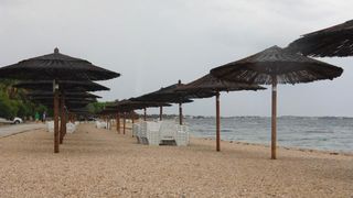 Otok Vir gotovo je potopljen uslijed jakog kišnog i grmljavinskog nevremena koje traje već drugi dan, Photo: Damir Špehar/PIXSELL Otok Vir gotovo je potopljen uslijed jakog kišnog i grmljavinskog nevremena koje traje već drugi dan, Photo: Damir Špehar/PIXSELL