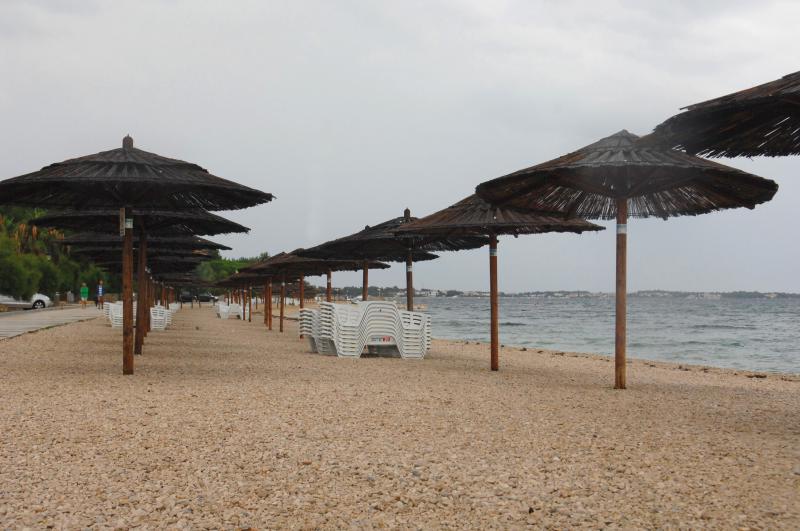 Otok Vir gotovo je potopljen uslijed jakog kišnog i grmljavinskog nevremena koje traje već drugi dan, Photo: Damir Špehar/PIXSELL Otok Vir gotovo je potopljen uslijed jakog kišnog i grmljavinskog nevremena koje traje već drugi dan, Photo: Damir Špehar/PIXSELL