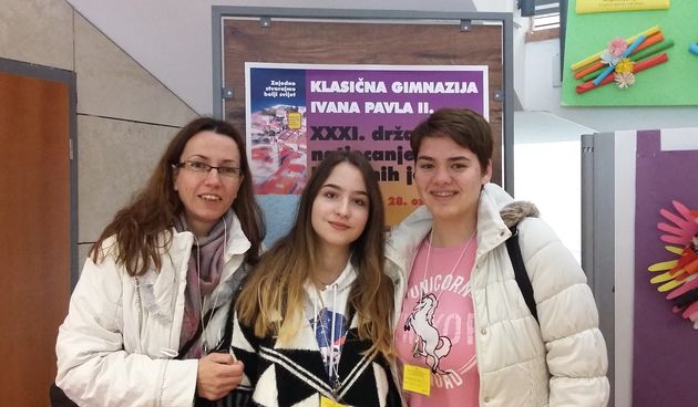 Angela Mazić druga a Josipa Vlahović četvrta na natjecanju iz klasičnih jezika