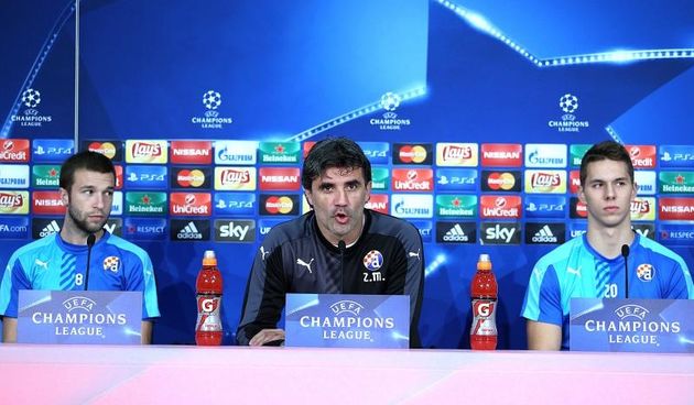 Trener Dinama Zoran Mamic, Marko Pjaca, Domagoj Antolic. Photo: Goran Stanzl/PIXSELL