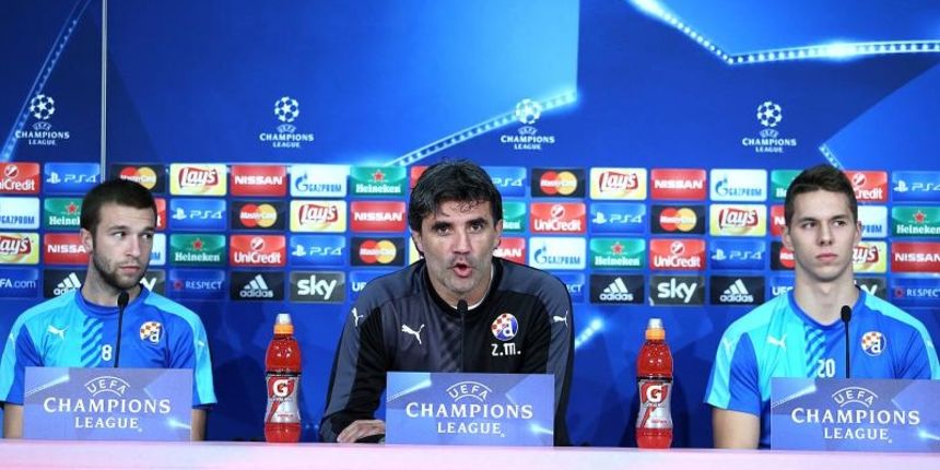 Trener Dinama Zoran Mamic, Marko Pjaca, Domagoj Antolic. Photo: Goran Stanzl/PIXSELL Trener Dinama Zoran Mamic, Marko Pjaca, Domagoj Antolic. Photo: Goran Stanzl/PIXSELL