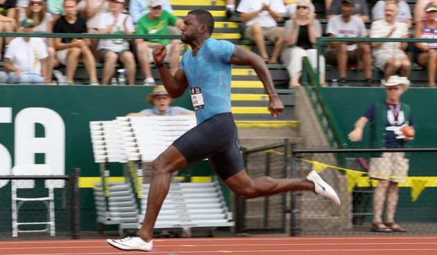 Justin Gatlin, foto: BBC Sport ‏@BBCSport