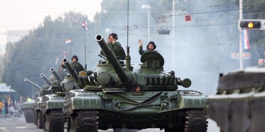 Proslava Oluje: Mehanizirana brigada privukla zanimanje Vukovaraca, Photo: Goran Jakus/PIXSELL Proslava Oluje: Mehanizirana brigada privukla zanimanje Vukovaraca, Photo: Goran Jakus/PIXSELL