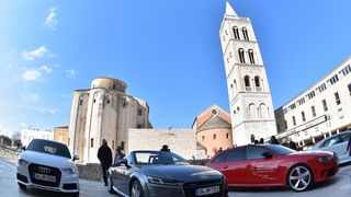 Audi Hrvatska organizirala je ekskluzivnu prezentaciju sportskih automobila Audi S i RS modela na Forumu. Photo: Dino Stanin/PIXSELL Audi Hrvatska organizirala je ekskluzivnu prezentaciju sportskih automobila Audi S i RS modela na Forumu. Photo: Dino Stanin/PIXSELL