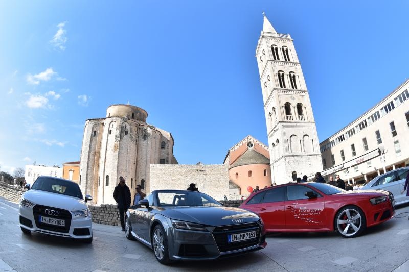Audi Hrvatska organizirala je ekskluzivnu prezentaciju sportskih automobila Audi S i RS modela na Forumu. Photo: Dino Stanin/PIXSELL Audi Hrvatska organizirala je ekskluzivnu prezentaciju sportskih automobila Audi S i RS modela na Forumu. Photo: Dino Stanin/PIXSELL