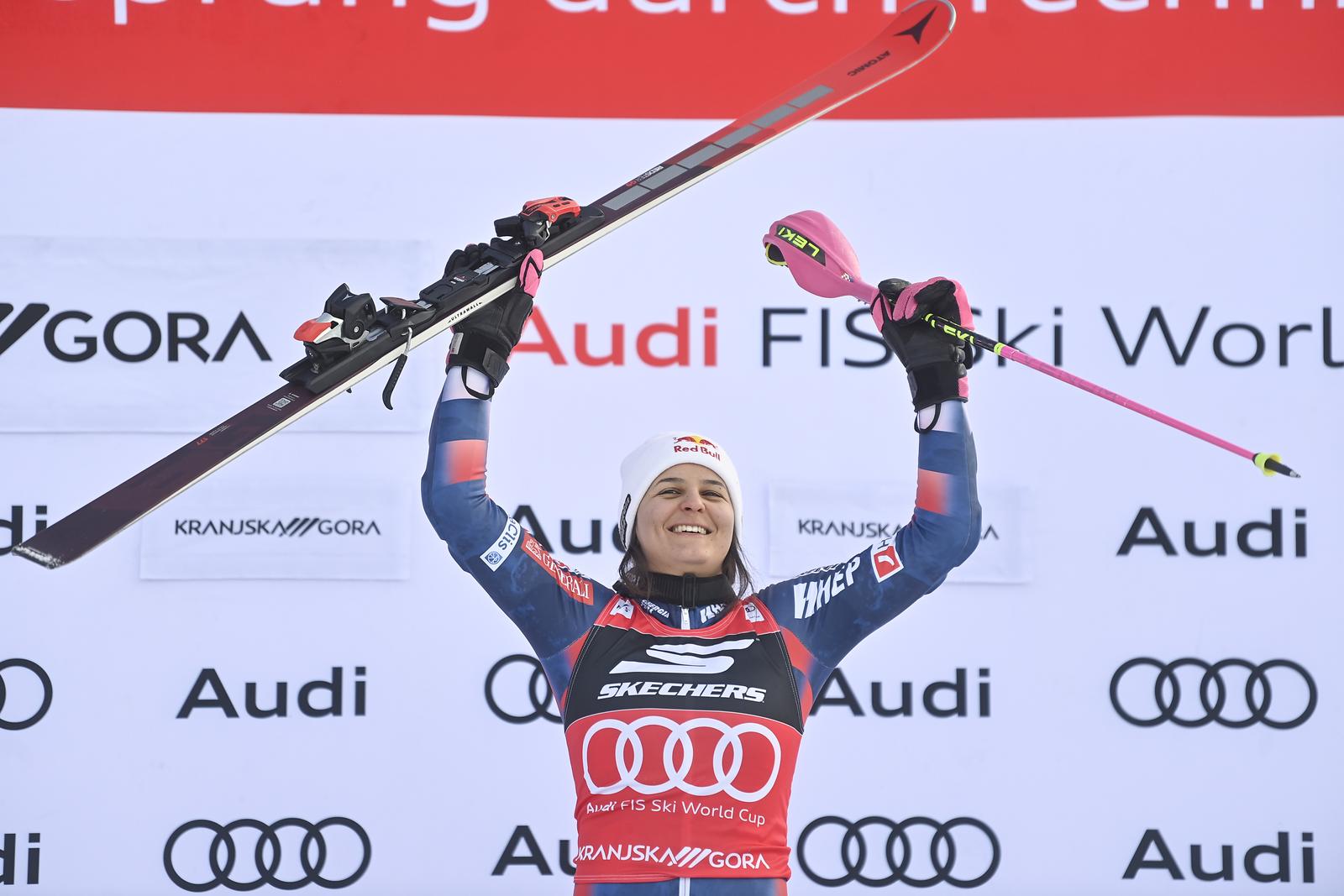 Zrinka Ljutić pobjedica je slaloma u Kranjskoj Gori Zrinka Ljutić pobjedica je slaloma u Kranjskoj Gori