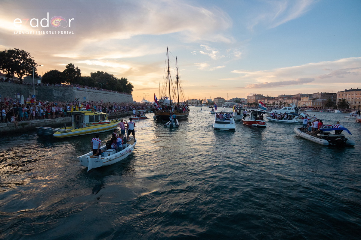 Veličanstven doček četvorice zadarskih Vatrenih