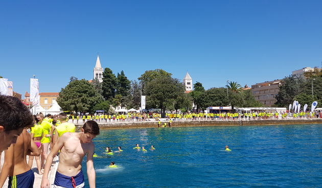 Na zadarskoj rivi 10. dm Millennium Jump