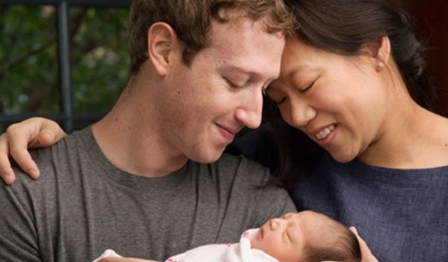 Mark Zuckerberg sa suprugom i kćeri, Foto: Facebook