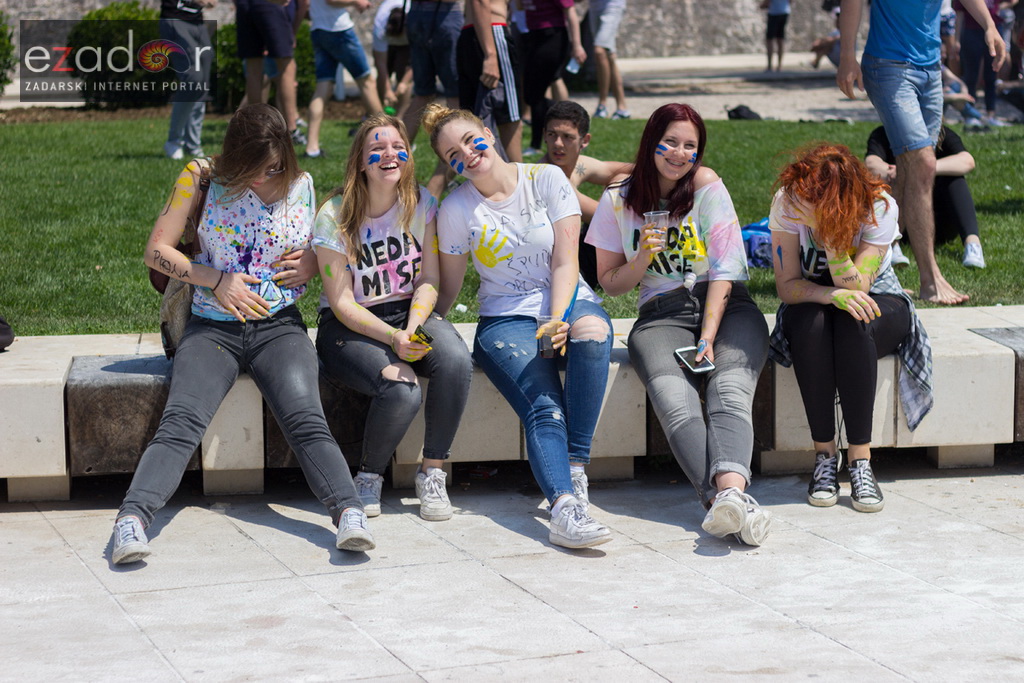 Ludijada zadarskih maturanata na Pozdravu suncu i Morskim orguljama