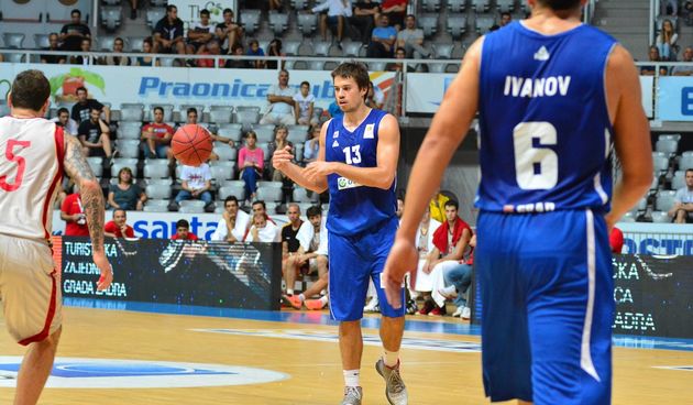 Zadar Basketball Tournament: Galatasaray Liv Hospital – KK Zadar, Josip Sobin i Ive Ivanov.  foto: Iva Perinčić