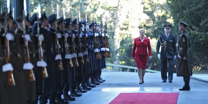 Grabar-Kitarović stupila na dužnost prve hrvatske predsjednice, Photo: Sanjin Strukic/PIXSELL