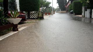 Otok Vir gotovo je potopljen uslijed jakog kišnog i grmljavinskog nevremena koje traje već drugi dan, Photo: Damir Špehar/PIXSELL Otok Vir gotovo je potopljen uslijed jakog kišnog i grmljavinskog nevremena koje traje već drugi dan, Photo: Damir Špehar/PIXSELL