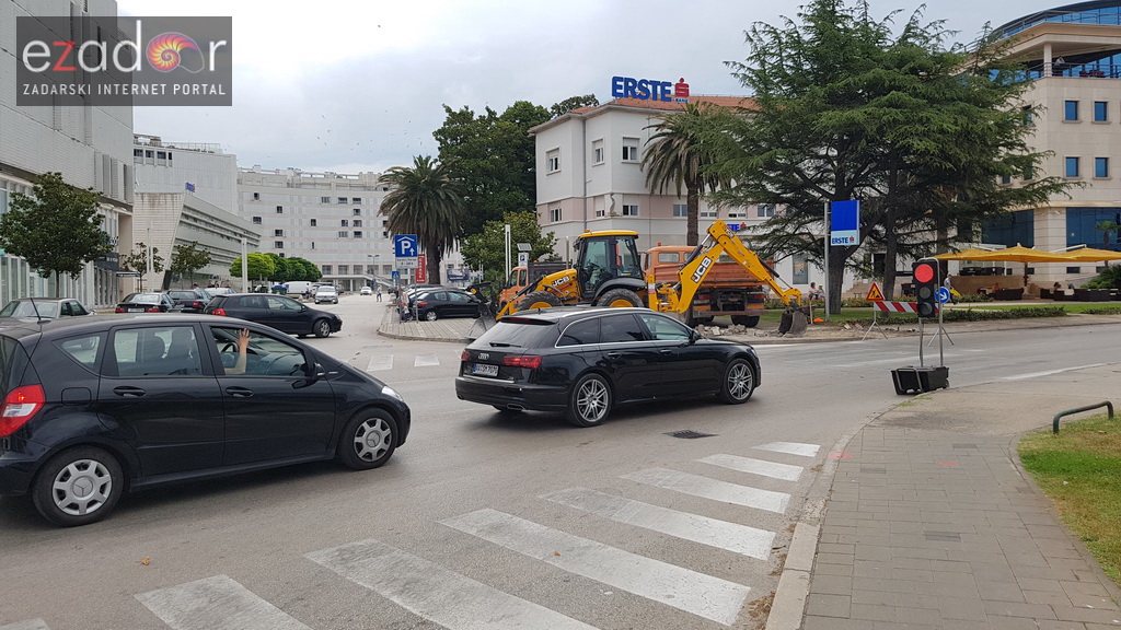 Zbog radova na rekontrukciji križanja Branimirove obale i Ulice 112. brigade promet teče usporeno