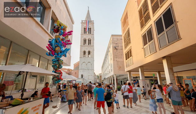 Večernji đir po gradu 5. kolovoza 2017., ljeto u Zadru