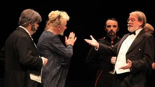 Gospoda Glembajevi u HNK Zadar, foto: Iva Perinčić Gospoda Glembajevi u HNK Zadar, foto: Iva Perinčić