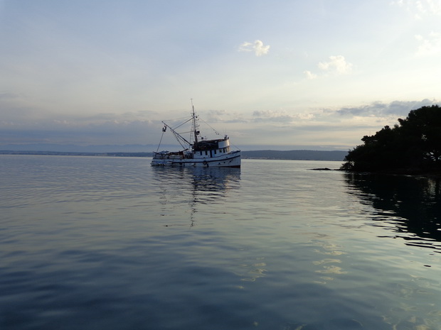 Mišnjak: Nasukana ribarica “Glamoč”