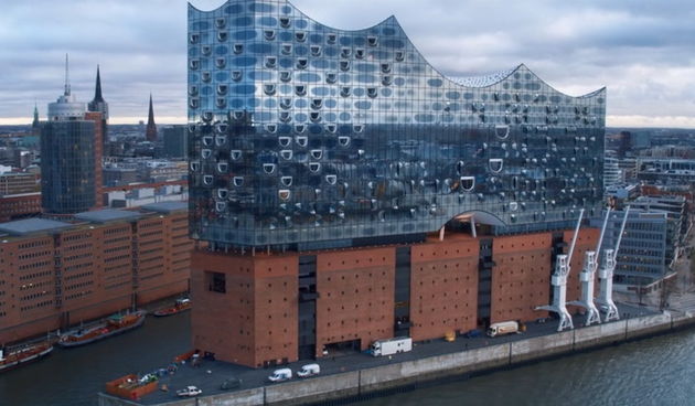 Nova zgrada Hamburške filharmonije na rijeci Labi