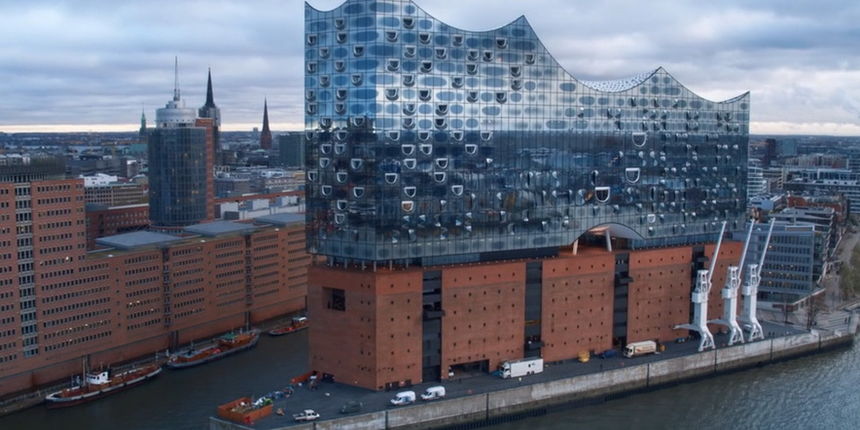 Nova zgrada Hamburške filharmonije na rijeci Labi