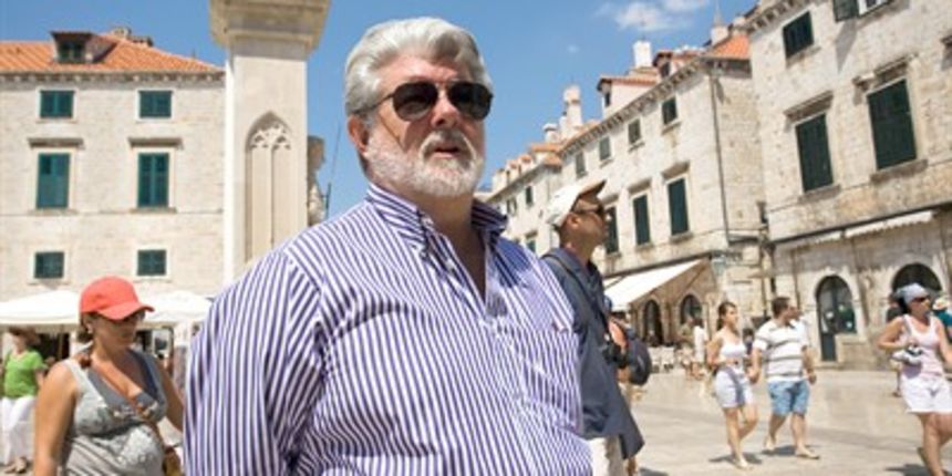 George Lucas u Dubrovniku (foto: Siniša Sunara / Cropix)