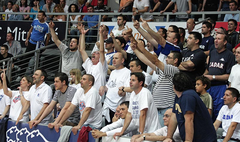 KK Zadar – KK Cibona (foto: Marin Gospić)