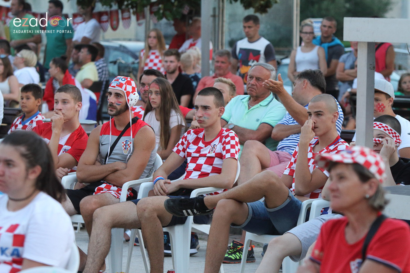 Bibinje: Navijanje za Vatrene i fešta nakon pobjede nad Engleskom