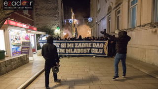 Okupljanje Tornada na Forumu i korteo do Krešinog doma Okupljanje Tornada na Forumu i korteo do Krešinog doma
