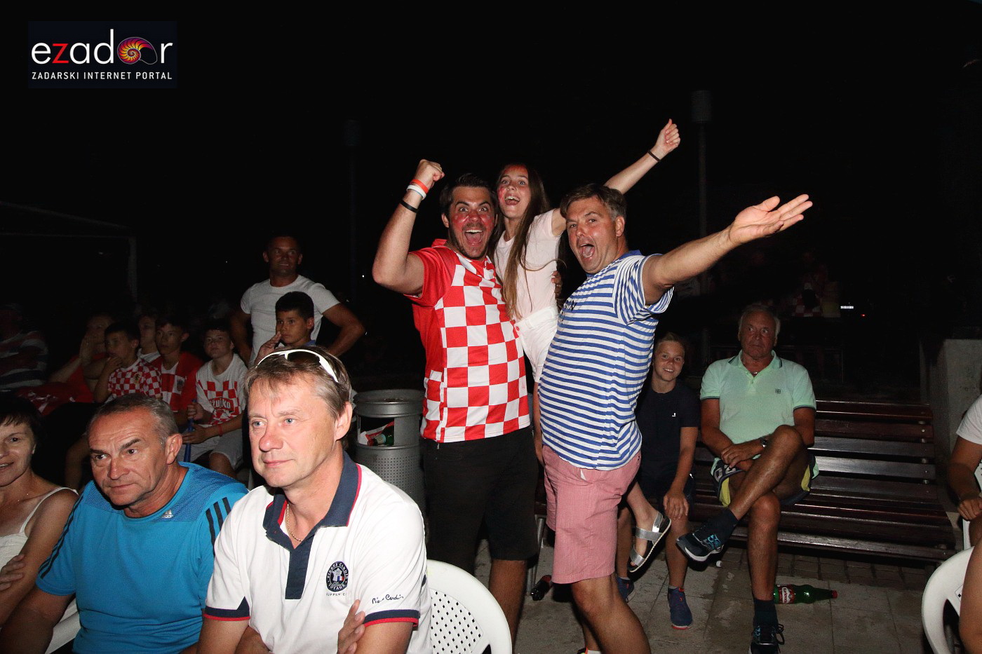 Bibinje: Navijanje za Vatrene i fešta nakon pobjede nad Engleskom