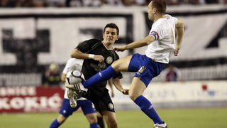 Split 190810.
Stadion NK Hajduka u Poljudu
Predkolo Evropskog kupa : NK Hajduk – Unirea .
Na fotografiji : Srdjan Andric
Foto: Vladimir Dugandzic / CROPIX