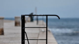 Bura i snijeg u Zadru 1. veljače 2012, Foto: Duje Surać