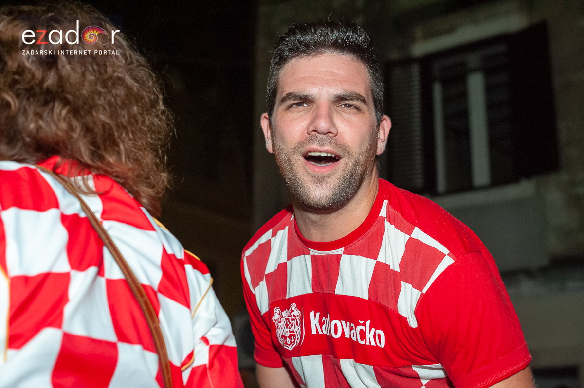 Zadar je gorio: Velika fešta nakon plasmana Vatrenih u finale Svjetskog prvenstva