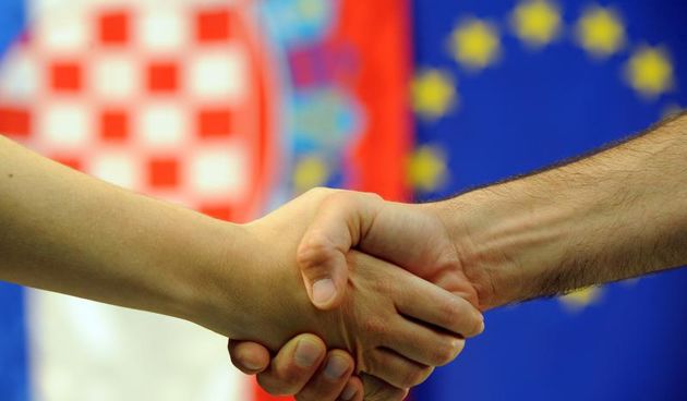Ilustracija, Republika Hrvatska 28. clanica Europske unije. Photo: Daniel Kasap/PIXSELL
