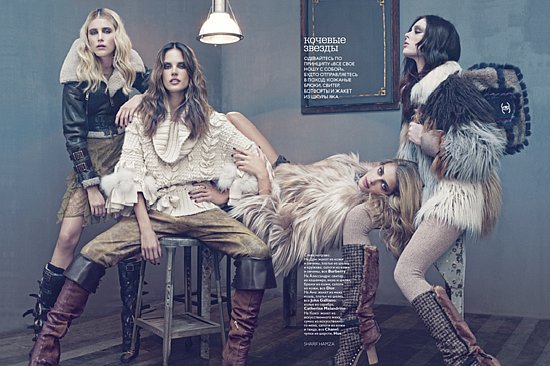 Posljednje izdanje ruskog Voguea pod vodstvom Alione Doletskaye (Fashionologie.com)