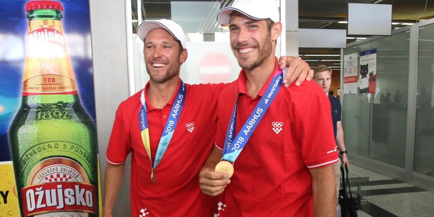 Svjetski prvaci braća Mihovil i Šime Fantela stigli u Hrvatsku