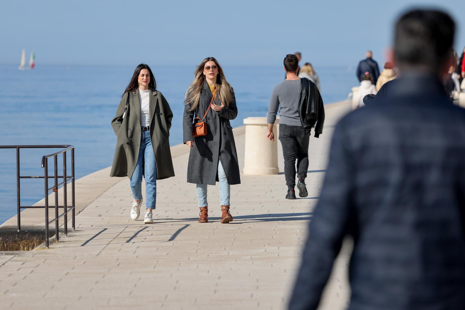 Sunčana nedjelja u Zadru, 2. veljače 2025.