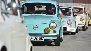 Primošten: Defile sudionika 2. Međunarodnog Fićo skupa Šibenik 2018. Primošten: Defile sudionika 2. Međunarodnog Fićo skupa Šibenik 2018.