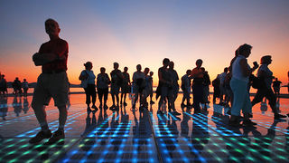 Suton na zadarskoj rivi 15. rujna 2011. (foto:Saša Čuka)